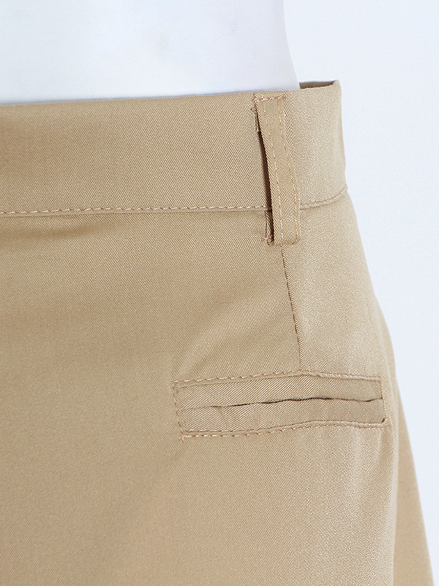 Solid Color Office Wide Leg Millennium Pants